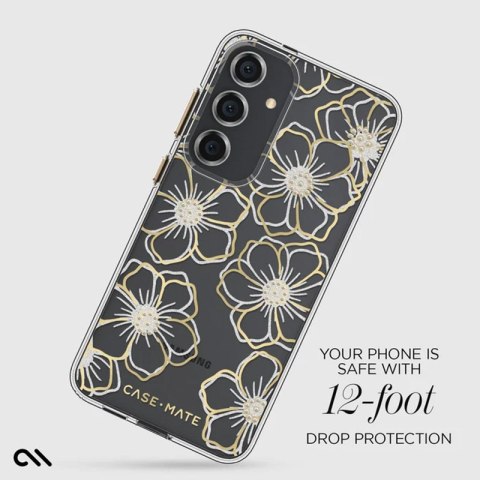 Case-Mate Floral Gems - Etui Samsung Galaxy S24+ (Gold) Case-Mate Floral Gems - Etui Samsung Galaxy S24+ (Gold)