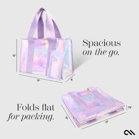 Case-Mate Large Travel Tote Bag - Wodoodporna torba na ramię z etui na telefon (Soap Bubble) Case-Mate Large Travel Tote Bag - Wodoodporna torba na ramię z etui na telefon (Soap Bubble)