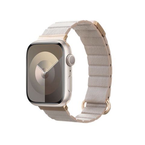 Crong Eclipse - Skórzany pasek magnetyczny Apple Watch 38/40/41/42mm (beżowy) Crong Eclipse - Skórzany pasek magnetyczny Apple Watch 38/40/41/42mm (beżowy)