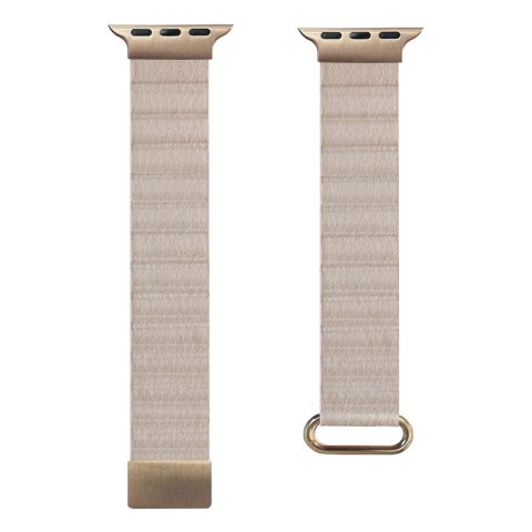 Crong Eclipse - Skórzany pasek magnetyczny Apple Watch 38/40/41/42mm (beżowy) Crong Eclipse - Skórzany pasek magnetyczny Apple Watch 38/40/41/42mm (beżowy)