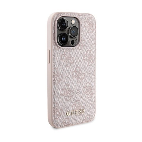 Guess Bundle Pack MagSafe 4G Metal Gold Logo - Zestaw etui + Power Bank 5000mAh MagSafe iPhone 15 Pro Max (różowy) Guess Bundle Pack MagSafe 4G Metal Gold Logo - Zestaw etui + Power Bank 5000mAh MagSafe iPhone 15 Pro Max (różowy)