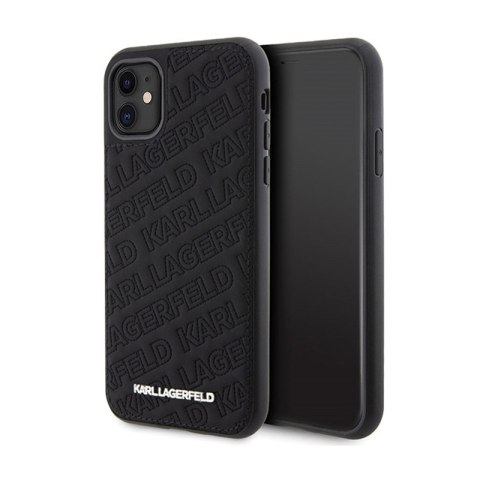Karl Lagerfeld Quilted K Pattern - Etui iPhone 11 (czarny) Karl Lagerfeld Quilted K Pattern - Etui iPhone 11 (czarny)