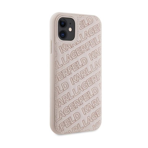 Karl Lagerfeld Quilted K Pattern - Etui iPhone 11 (różowy) Karl Lagerfeld Quilted K Pattern - Etui iPhone 11 (różowy)