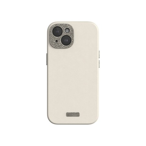 Moshi Napa MagSafe - Skórzane etui iPhone 15 (Eggnog White) Moshi Napa MagSafe - Skórzane etui iPhone 15 (Eggnog White)
