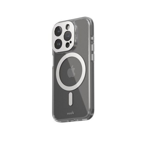 Moshi iGlaze MagSafe - Etui iPhone 15 Pro (Luna Silver) Moshi iGlaze MagSafe - Etui iPhone 15 Pro (Luna Silver)