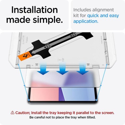 Spigen GLAS.TR EZ FIT - Szkło hartowane do iPad Air 11" (M2, 2024) (Przezroczysty) Spigen GLAS.TR EZ FIT - Szkło hartowane do iPad Air 11" (M2, 2024) (Przezroczysty)