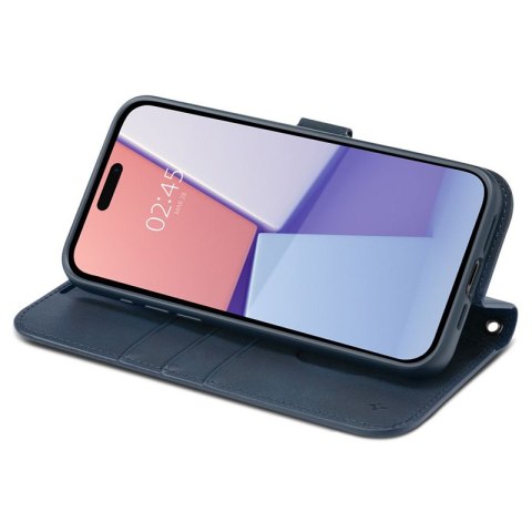 Spigen Wallet S Pro - Etui do iPhone 15 Pro (Navy) Spigen Wallet S Pro - Etui do iPhone 15 Pro (Navy)