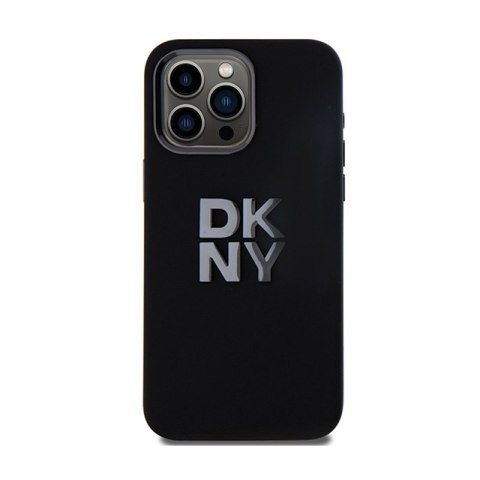 DKNY Liquid Silicone Metal Logo - Etui iPhone 15 Pro Max (czarny) DKNY Liquid Silicone Metal Logo - Etui iPhone 15 Pro Max (czarny)