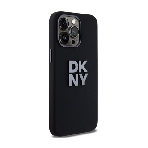DKNY Liquid Silicone Metal Logo - Etui iPhone 15 Pro Max (czarny) DKNY Liquid Silicone Metal Logo - Etui iPhone 15 Pro Max (czarny)