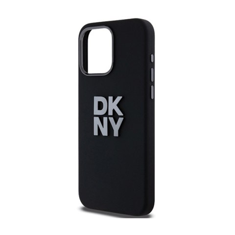 DKNY Liquid Silicone Metal Logo - Etui iPhone 15 Pro Max (czarny) DKNY Liquid Silicone Metal Logo - Etui iPhone 15 Pro Max (czarny)