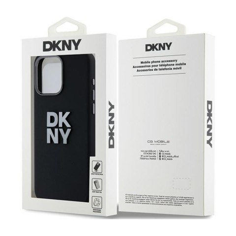 DKNY Liquid Silicone Metal Logo - Etui iPhone 15 Pro Max (czarny) DKNY Liquid Silicone Metal Logo - Etui iPhone 15 Pro Max (czarny)