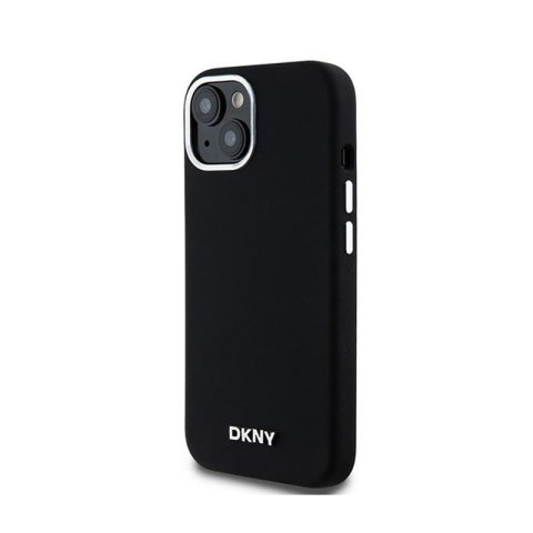 DKNY Liquid Silicone Small Metal Logo MagSafe - Etui iPhone 15 / 14 / 13 (czarny) DKNY Liquid Silicone Small Metal Logo MagSafe - Etui iPhone 15 / 14 / 13 (czarny)