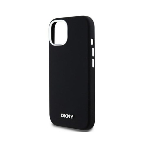 DKNY Liquid Silicone Small Metal Logo MagSafe - Etui iPhone 15 / 14 / 13 (czarny) DKNY Liquid Silicone Small Metal Logo MagSafe - Etui iPhone 15 / 14 / 13 (czarny)