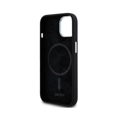 DKNY Liquid Silicone Small Metal Logo MagSafe - Etui iPhone 15 / 14 / 13 (czarny) DKNY Liquid Silicone Small Metal Logo MagSafe - Etui iPhone 15 / 14 / 13 (czarny)