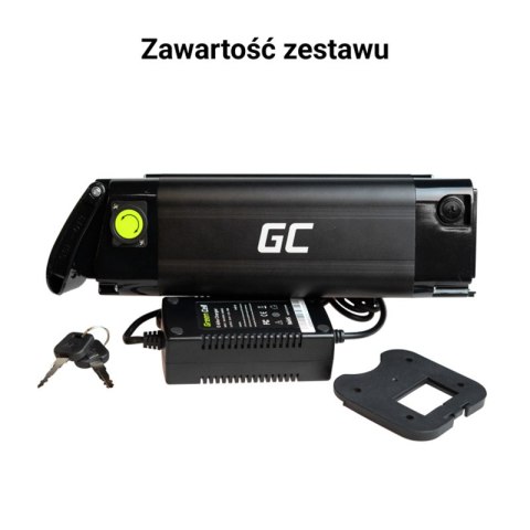 Green Cell - Bateria GC Silverfish do roweru elektrycznego E-Bike z ładowarką 24V 10.4Ah 250Wh Li-Ion XLR 3 PIN Green Cell - Bateria GC Silverfish do roweru elektrycznego E-Bike z ładowarką 24V 10.4Ah 250Wh Li-Ion XLR 3 PIN