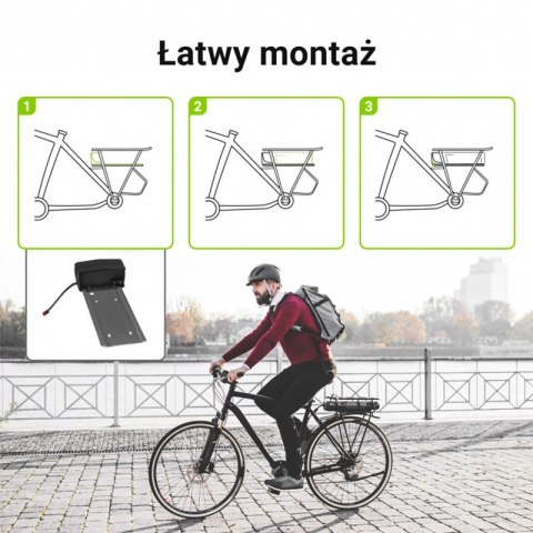 Green Cell - Bateria do roweru elektrycznego E-Bike z ładowarką 48V 20Ah 960Wh Li-Ion RCA Green Cell - Bateria do roweru elektrycznego E-Bike z ładowarką 48V 20Ah 960Wh Li-Ion RCA
