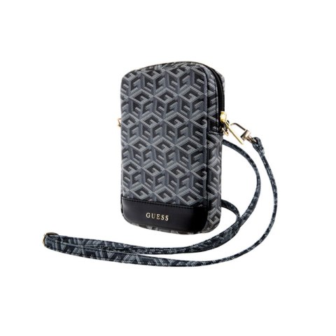 Guess Zip GCube Bottom Stripe - Torebka na telefon (czarny) Guess Zip GCube Bottom Stripe - Torebka na telefon (czarny)