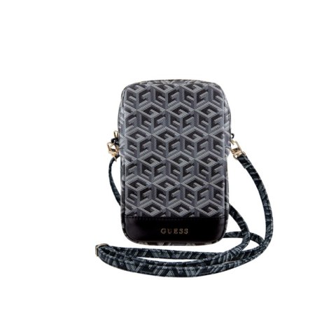 Guess Zip GCube Bottom Stripe - Torebka na telefon (czarny) Guess Zip GCube Bottom Stripe - Torebka na telefon (czarny)