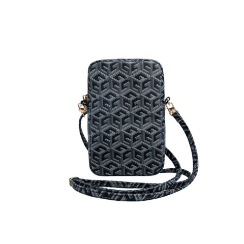 Guess Zip GCube Bottom Stripe - Torebka na telefon (czarny) Guess Zip GCube Bottom Stripe - Torebka na telefon (czarny)