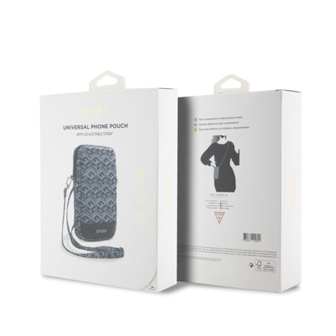 Guess Zip GCube Bottom Stripe - Torebka na telefon (czarny) Guess Zip GCube Bottom Stripe - Torebka na telefon (czarny)