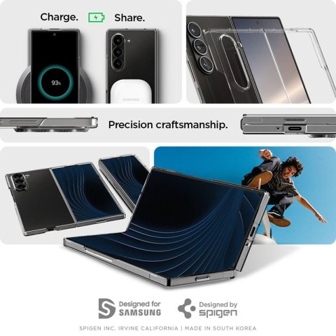 Spigen Airskin - Etui do Samsung Galaxy Z Fold 6 (Crystal Clear) Spigen Airskin - Etui do Samsung Galaxy Z Fold 6 (Crystal Clear)