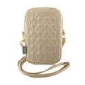 Hello Kitty Quilted Bows Strap - Torebka crossbody na telefon (złoty)