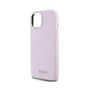 DKNY Liquid Silicone Small Metal Logo MagSafe - Etui iPhone 15 / 14 / 13 (różowy)