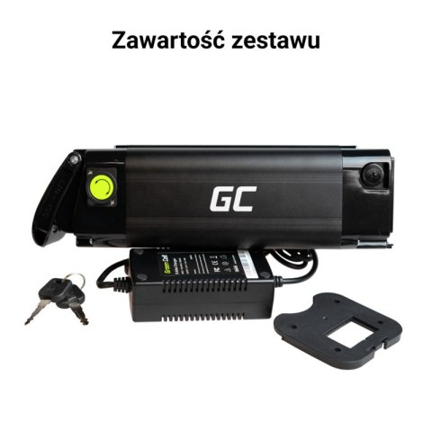 Green Cell - Bateria GC Silverfish do roweru elektrycznego E-Bike z ładowarką 24V 11.6Ah 278Wh Li-Ion XLR 3 PIN Green Cell - Bateria GC Silverfish do roweru elektrycznego E-Bike z ładowarką 24V 11.6Ah 278Wh Li-Ion XLR 3 PIN
