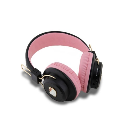 Hello Kitty Metal Logo Round Shape - Bezprzewodowe słuchawki nauszne Bluetooth V5.3 (różowy) Hello Kitty Metal Logo Round Shape - Bezprzewodowe słuchawki nauszne Bluetooth V5.3 (różowy)