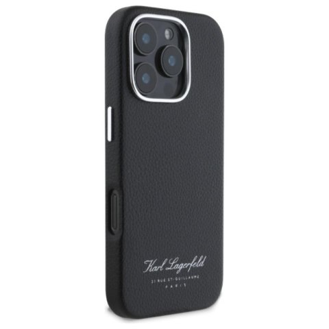 Karl Lagerfeld Hotel RSG - Etui iPhone 16 Pro (czarny) Karl Lagerfeld Hotel RSG - Etui iPhone 16 Pro (czarny)