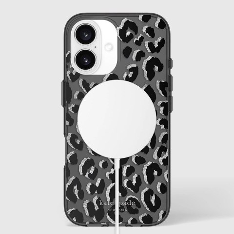 Kate Spade New York Protective MagSafe - Etui iPhone 16 (City Leopard) Kate Spade New York Protective MagSafe - Etui iPhone 16 (City Leopard)