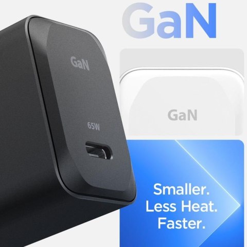 Spigen ArcStation Pro GaN-651 - Ładowarka sieciowa USB-C PD 3.0 PPS 65W + kabel USB-C (Biały) Spigen ArcStation Pro GaN-651 - Ładowarka sieciowa USB-C PD 3.0 PPS 65W + kabel USB-C (Biały)