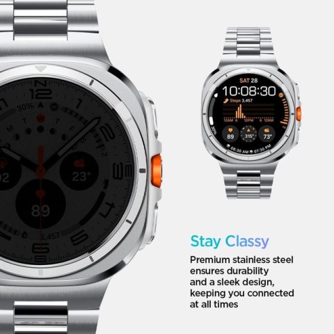 Spigen Modern Fit Band - Bransoleta do Samsung Galaxy Watch Ultra 47 mm (Srebrny) Spigen Modern Fit Band - Bransoleta do Samsung Galaxy Watch Ultra 47 mm (Srebrny)