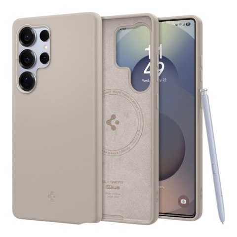 Spigen Silicone Fit Mag MagSafe - Etui do Samsung Galaxy S25 Ultra (Natural Titanium) Spigen Silicone Fit Mag MagSafe - Etui do Samsung Galaxy S25 Ultra (Natural Titanium)