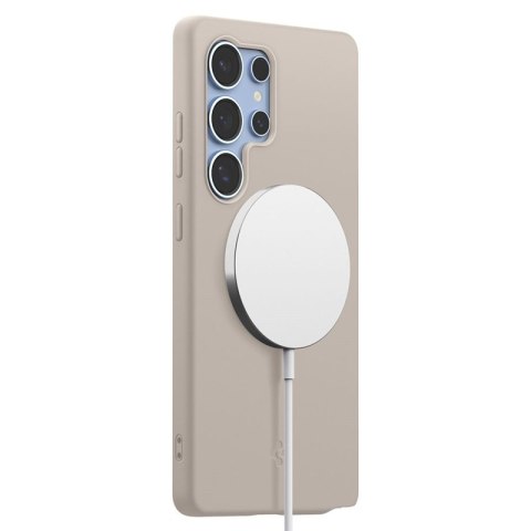 Spigen Silicone Fit Mag MagSafe - Etui do Samsung Galaxy S25 Ultra (Natural Titanium) Spigen Silicone Fit Mag MagSafe - Etui do Samsung Galaxy S25 Ultra (Natural Titanium)
