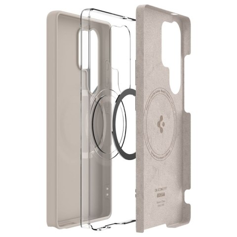 Spigen Silicone Fit Mag MagSafe - Etui do Samsung Galaxy S25 Ultra (Natural Titanium) Spigen Silicone Fit Mag MagSafe - Etui do Samsung Galaxy S25 Ultra (Natural Titanium)