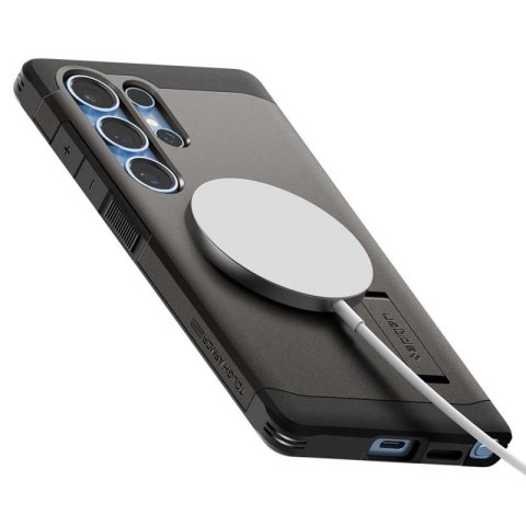 Spigen Tough Armor MagSafe - Etui do Samsung Galaxy S25 Ultra (Gunmetal) Spigen Tough Armor MagSafe - Etui do Samsung Galaxy S25 Ultra (Gunmetal)