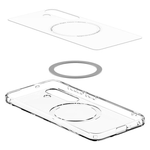 Spigen Ultra Hybrid Mag MagSafe - Etui do Samsung Galaxy S25 (Clear White) Spigen Ultra Hybrid Mag MagSafe - Etui do Samsung Galaxy S25 (Clear White)
