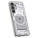 Spigen Ultra Hybrid Mag MagSafe - Etui do Samsung Galaxy S25 (Zero One White)