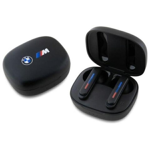 BMW Printed Logos - Słuchawki Bluetooth TWS ENC + etui ładujące (czarny) BMW Printed Logos - Słuchawki Bluetooth TWS ENC + etui ładujące (czarny)