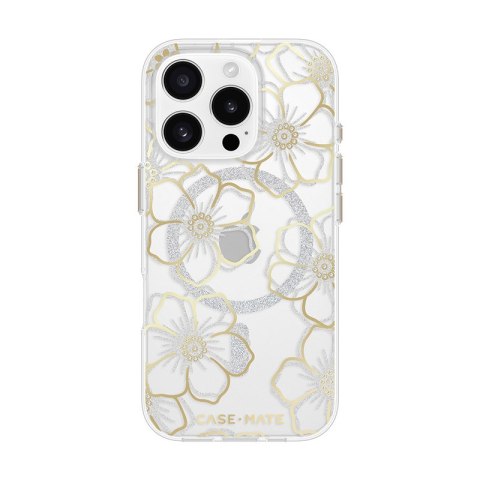 Case-Mate Floral Gems MagSafe - Etui iPhone 16 Pro (Gold) Case-Mate Floral Gems MagSafe - Etui iPhone 16 Pro (Gold)