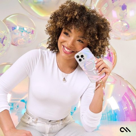 Case-Mate Soap Bubble MagSafe - Etui iPhone 16 Pro (Iridescent) Case-Mate Soap Bubble MagSafe - Etui iPhone 16 Pro (Iridescent)