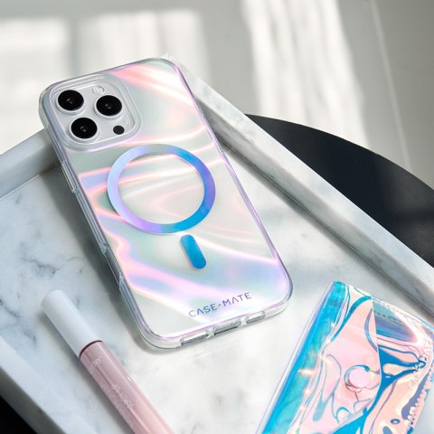 Case-Mate Soap Bubble MagSafe - Etui iPhone 16 Pro (Iridescent) Case-Mate Soap Bubble MagSafe - Etui iPhone 16 Pro (Iridescent)