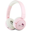 Hello Kitty Face Logo - Bezprzewodowe słuchawki nauszne Bluetooth V5.3 (różowy)