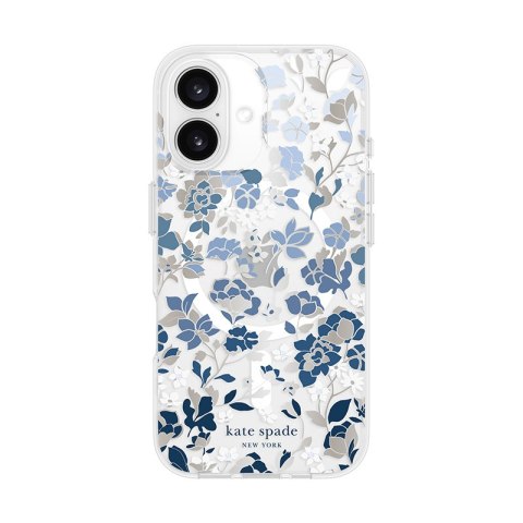 Kate Spade New York Protective Gems MagSafe - Etui iPhone 16 (Flowerbed Blue) Kate Spade New York Protective Gems MagSafe - Etui iPhone 16 (Flowerbed Blue)