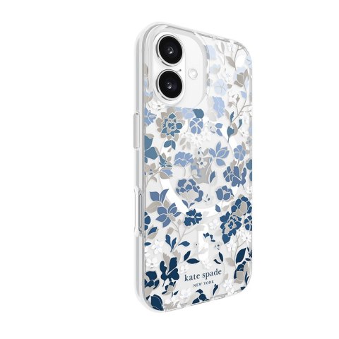 Kate Spade New York Protective Gems MagSafe - Etui iPhone 16 (Flowerbed Blue) Kate Spade New York Protective Gems MagSafe - Etui iPhone 16 (Flowerbed Blue)