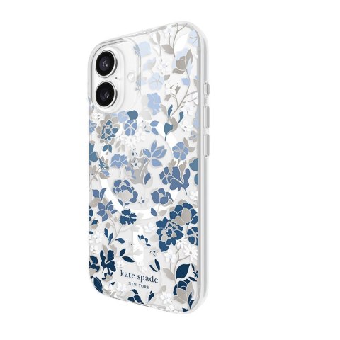 Kate Spade New York Protective Gems MagSafe - Etui iPhone 16 (Flowerbed Blue) Kate Spade New York Protective Gems MagSafe - Etui iPhone 16 (Flowerbed Blue)