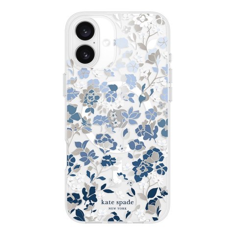 Kate Spade New York Protective Gems MagSafe - Etui iPhone 16 Plus (Flowerbed Blue) Kate Spade New York Protective Gems MagSafe - Etui iPhone 16 Plus (Flowerbed Blue)