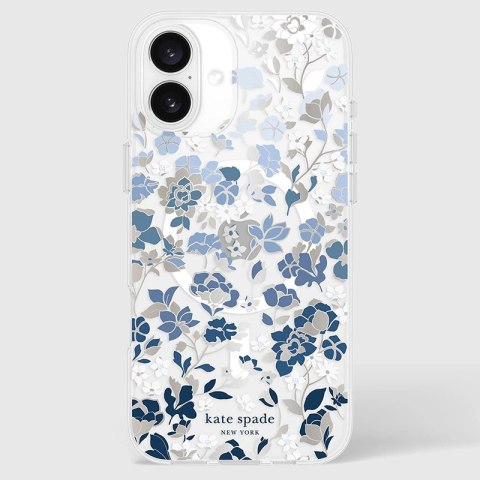 Kate Spade New York Protective Gems MagSafe - Etui iPhone 16 Plus (Flowerbed Blue) Kate Spade New York Protective Gems MagSafe - Etui iPhone 16 Plus (Flowerbed Blue)