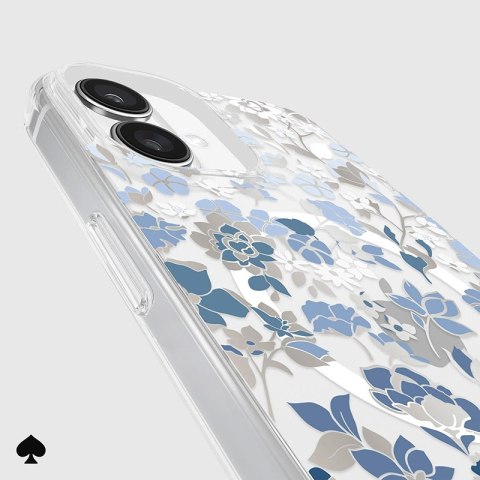Kate Spade New York Protective Gems MagSafe - Etui iPhone 16 Plus (Flowerbed Blue) Kate Spade New York Protective Gems MagSafe - Etui iPhone 16 Plus (Flowerbed Blue)